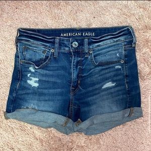 american eagle jean shorts